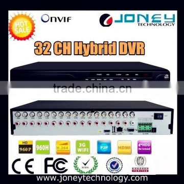 1.5U 960H 1080p 32CH Hybrid Security DVR HVR-8332