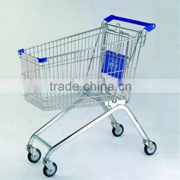 European style Y-foot 210L grocery shopping trolley carts HSX-742