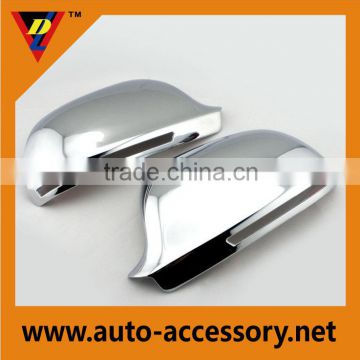 Chrome plating on plastic side mirror cover for 2008 2009 2010 2011 Audi A5 A4 A3 A6