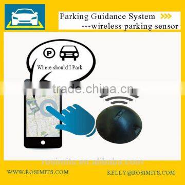 New Innovation Wireless Zigbee Parking Detection Sensor with Parking Guidance System