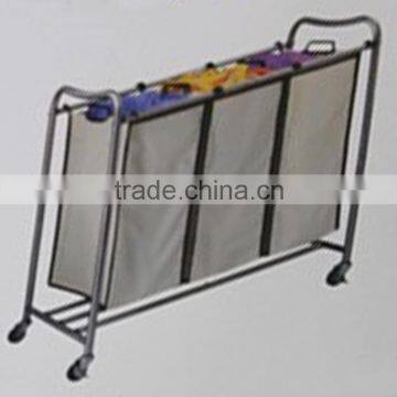 Laundry Clothes Bag Hotel Sorter Hamper Storage Laundry Cart With Wheels Made in China photo-2