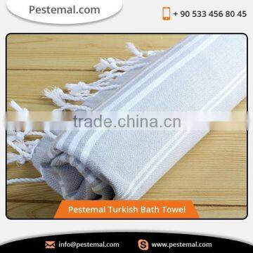 Custom Made Pestemal Bath Towel of Standard Size