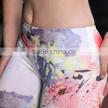 Women Six Moves Gym Workout Printed Yoga Pants photo-3