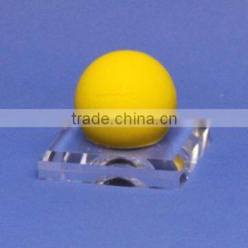 Lacrosse ball dimple block acrylic display stand