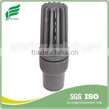 Plastic foot valve with spring for Industrial