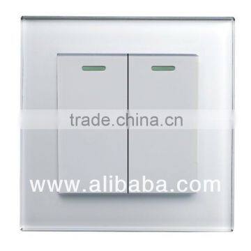 RTS2005 Mechanical Light Switch 2 Gang White PG