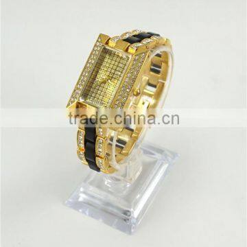 Square Golden Wristwatch For Women