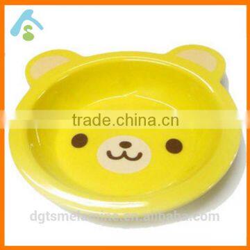 creative animal shaped 100% melamine plate for kids