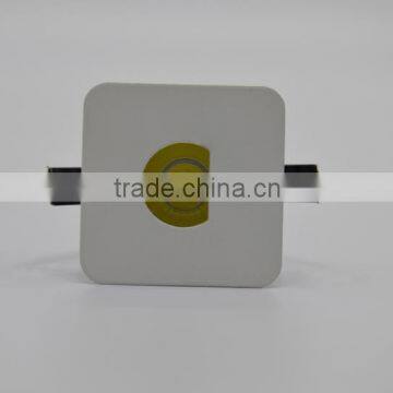 3W LED downlight TEC002S3WQ2 Epistar COB Clear diffuser square shape half round hole