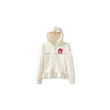 Kids girls hoodies cotton Sweatshirts white soft pullover child girls clothes sweatshirt