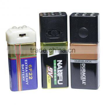 9V Battery LED Torch Flashlight Bamboo Torch