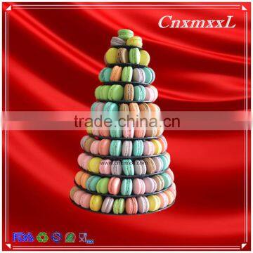 2016 Fast-sell New Patent Multifunctional Macaron Tower ,10 Tier classic tower stand ,Macaron display tray,macaron packaging