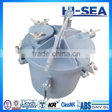 China Supplier Round Marine Stainless Steel Rotating Oil Tight Hatch Cover