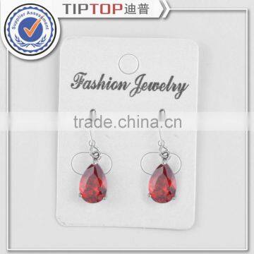 Jewelry Sets 925 Sterling Silver CZ Zircon New Arrival Fashion Red Opal Water Drop For Women Wedding Party