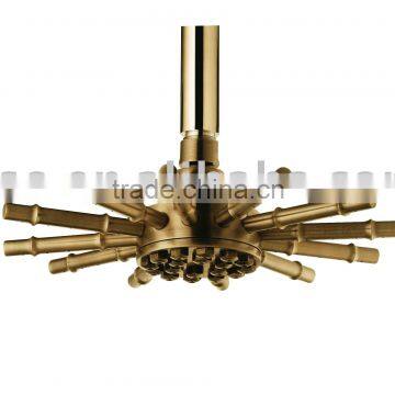 antique bronze brass rainfall sunflower shower S028