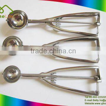 Promotion kitchenware FDA metal ice cream tools ice cream scoop ice cream spoons