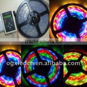 RGB 60leds/m 5050 waterproof IP67LED flexible strip silicone with rgb controller