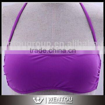 Cheeky Monogrammed Bandeau Bikini Tops photo-4