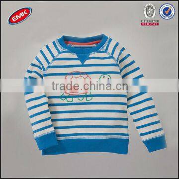 new arrival children crewneck raglan stripe hoodie