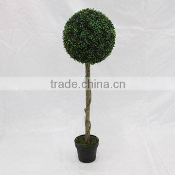 Making Artificial Palstic Green Grass Ball Bonsai for Sale photo-2