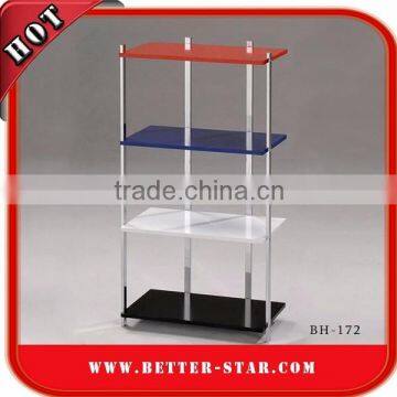 Wooden Display Shelf, Display Shelf, Metal Display Shelf