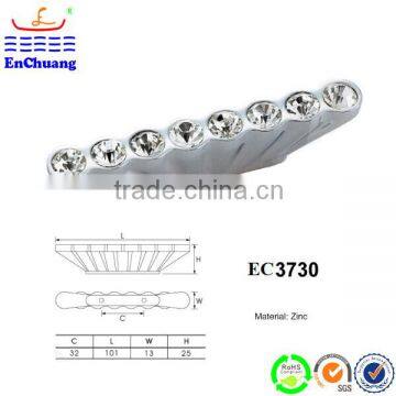 zinc alloy crystal rhinestone furniture handles