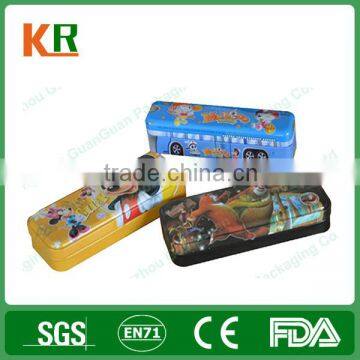 Hinge With Lock Tin Box Metal Pencil Case Pencil Case photo-3