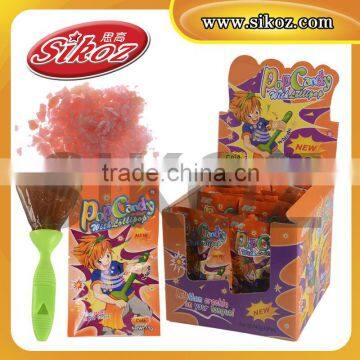 cheap popping candy +Whistle Brush Lollipop SK-P025