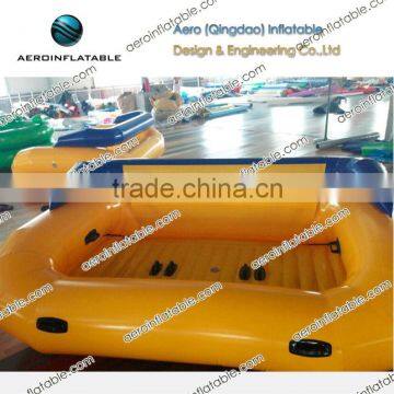 Inflatable water raft boat