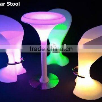 only 65cm seat height led bar stool for restaurant use Illuminated Led Stool