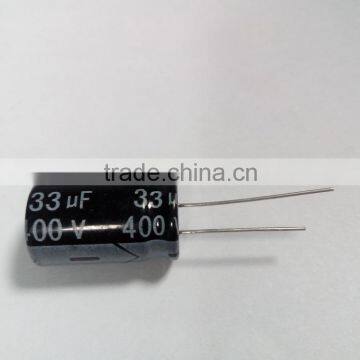 aluminium electronlytic capacitor 33uF 400V