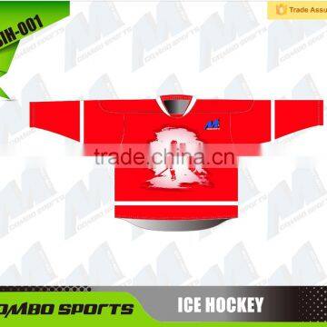 Tackle Twill Customed Sports Apparel Ice Hockey Jerseys for Kids