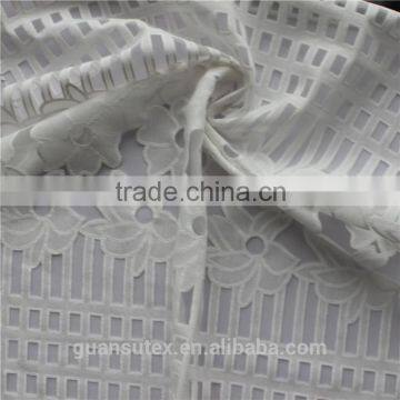 Latest Design Burn Out Lace Fabric/high Quality Polyester & Cotton Guipure Lace Fabric for Indian Wedding Dress