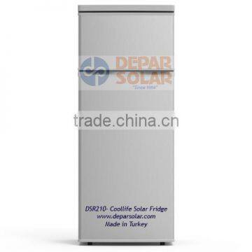 210L Solar Refrigerator 12/24VDC for Village, Camp, Caravan, Africa, Rural Electrification System