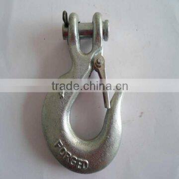 Galvanized or Colorful Forged Clevis Slip Hook With Latch photo-3