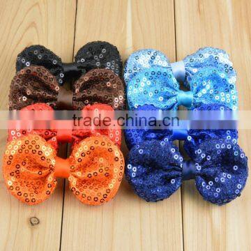 Sequins Tie Headband Hair Accessories, Bowknot, Whimsy Exaggerated Big Bow Tie photo-2
