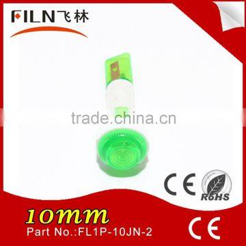 2015 waterproof plastic 6mm 230v neon led mi-bulb green digital position indicator