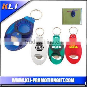 Promotional custom mini bulk bottle opener keychain