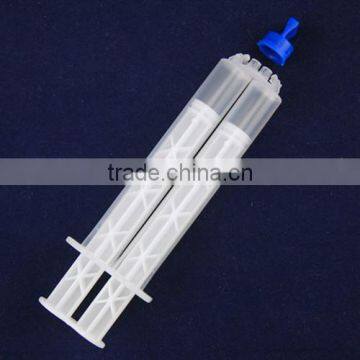 14ml 1:1 double syringe barrel with plunger, epoxy syringe