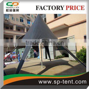 Black Instant Star Canopy diameter 8m idea for promotions ,fetes and events