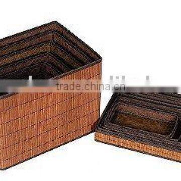 bamboo storage basket