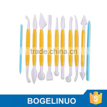 11 Pieces Plastic Clay Sculpture tool set