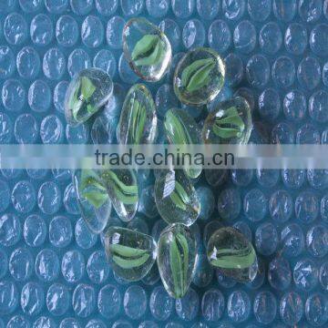 Seed Shape Glass Marbles,green Glass Marbles