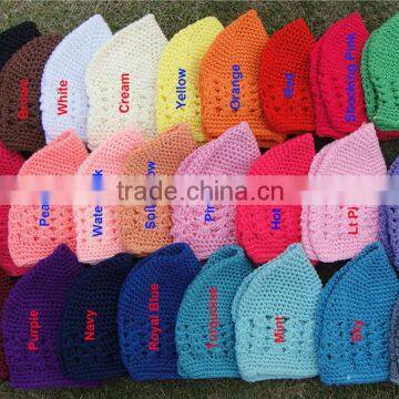 New born colorful baby kufi hats for sale in stock