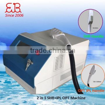 2015 Hottest Product! SHR IPL painless hair removal, 2 in 1 shr ipl machine