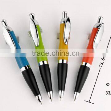 Promotional Customized Short Metal Ballpoint Pen in different colors