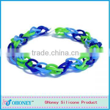 Customized Silicone Wristband, Good For Intellenge Braided Bracelet