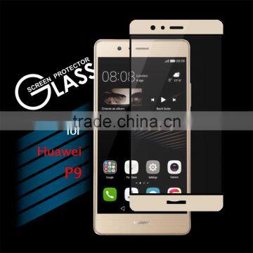 HOT 0.2MM 3D Curved Full Cover Tempered Glass Screen Protector for HUAWEI P9 Anti-explosion Glass LCD Protector photo-2