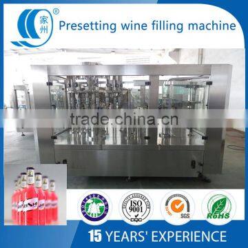 Automatic wine filling production line