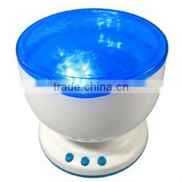 Ocean Daren Waves Night Light Projector Speaker Lamp